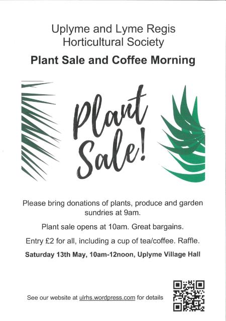 Uplyme and Lyme Regis Horticultural Society - Plant sale and coffee morning